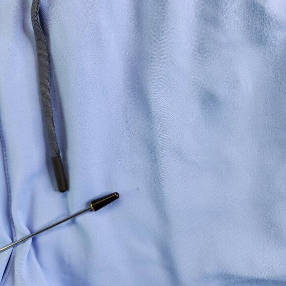 ZYIA Active Shorts Womens XXL Sky Blue Club Matte Softshell High Waisted - Picture 3 of 12